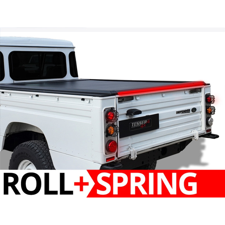 Spring Assisted Roll Top Tonneau Bed Cover, Tessera 4x4 Roll+, Land Rover Defender 110 - EDK.ro