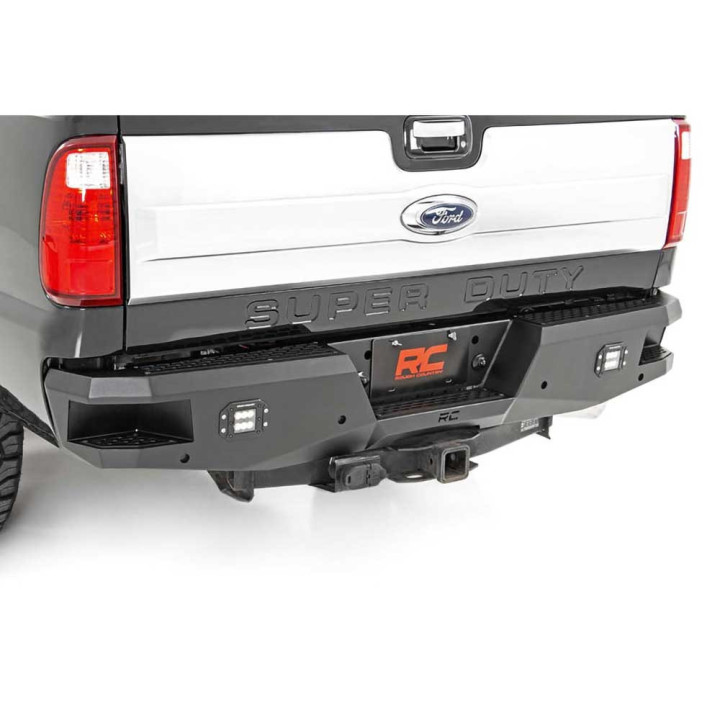 Bară de Protecție Spate, Rough Country cu Lumini LED, Ford F-250 / F-350 1999 - 2016 - EDK.ro