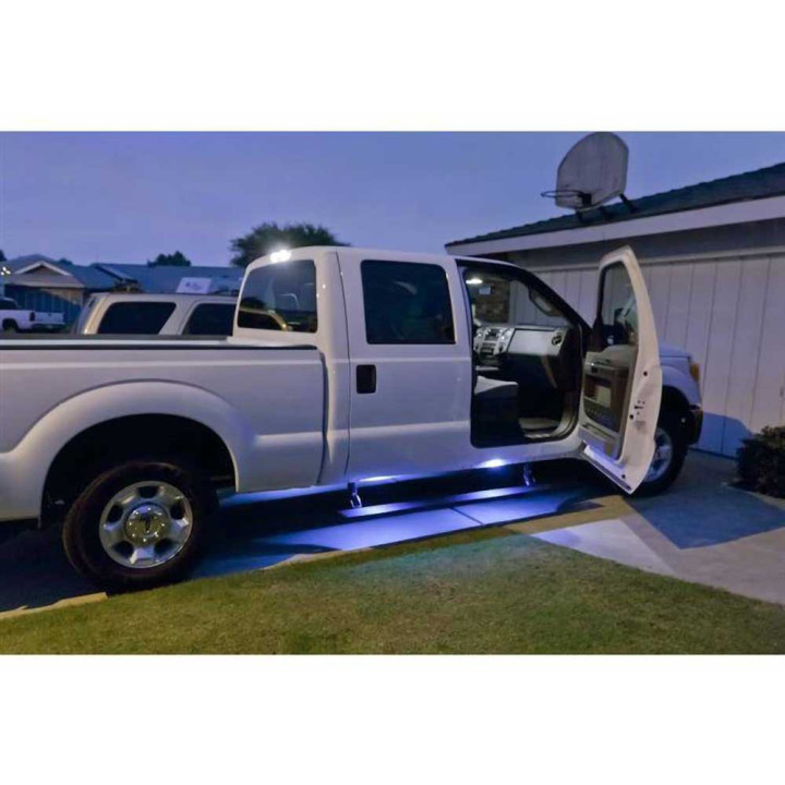 Praguri Laterale Electrice, RealTruck AMP PowerStep, Ford F-250 / F-350 2005 - 2007 - EDK.ro