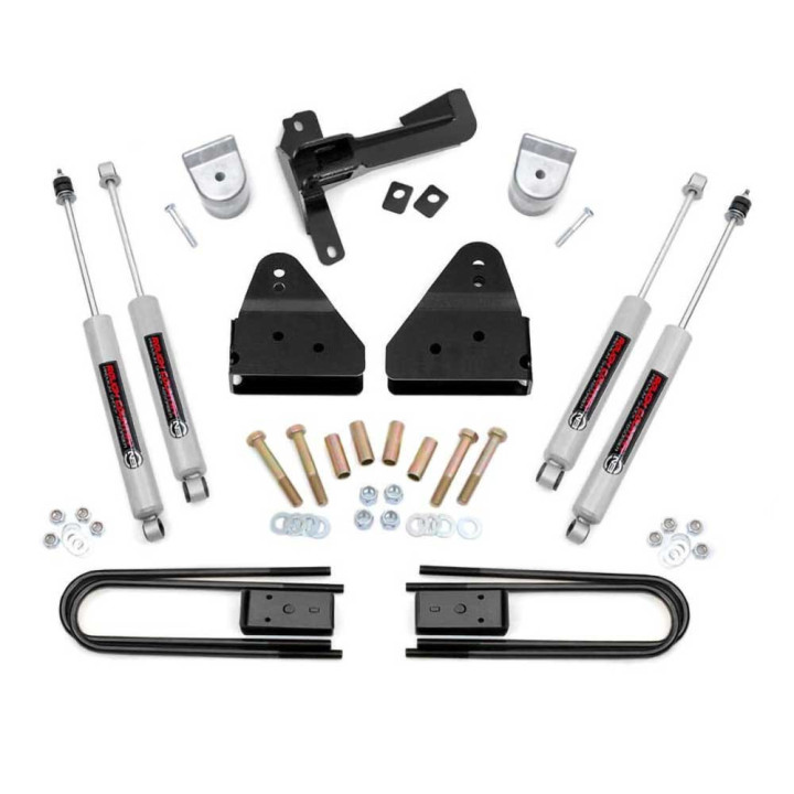 Suspension Lift Kit, Rough Country Lift 3 Inch, Ford F-250 / F-350 2005 - 2007 - EDK.ro