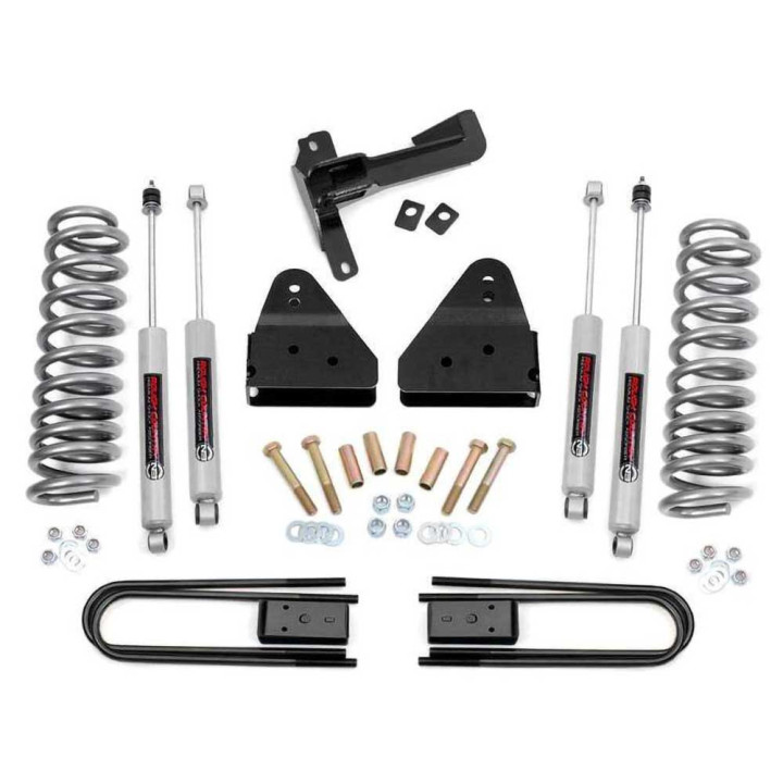 Suspension Lift Kit, Rough Country Lift 3 Inch, Ford F-250 / F-350 2008 - 2010 - EDK.ro
