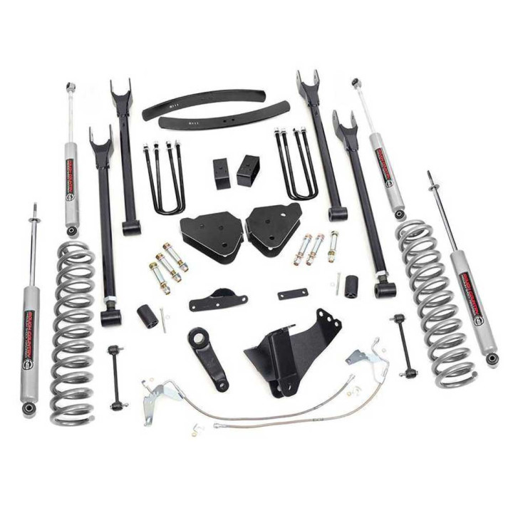Suspension Lift Kit, Rough Country Lift 6 Inch, Ford F-250 / F-350 2008 - 2010 - EDK.ro