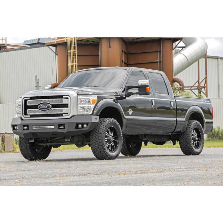 Off-Road Bullbar, Rough Country with LED Lights, Ford F-250 / F-350 2011 - 2016 - EDK.ro