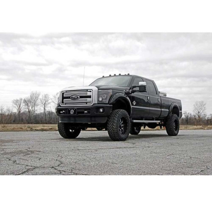 EC Approved LED Projector Integration Kit for Grille, Rough Country LED light bar 30" white DRL for grille Black Series, Ford F-
