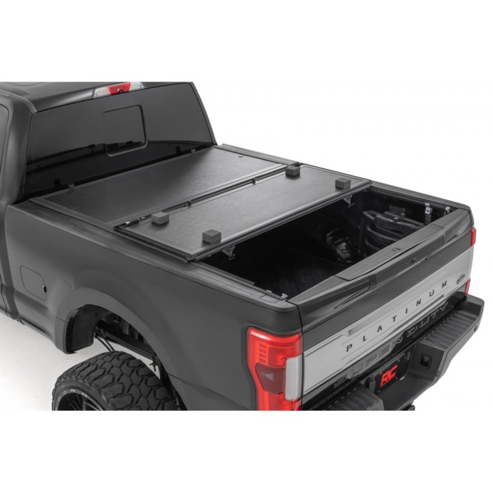 Lid Tonneau Bed Cover, Rough Country Tri-Fold, Chevrolet Colorado / GMC Canyon Bed Length 6.10 Feet 2014 - 2107 - EDK.ro