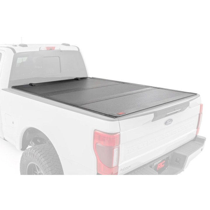 Închidere de Benă Tip Capac, Rough Country Tri-Fold, Chevrolet Colorado / GMC Canyon Lungime Benă 6.10 Feet 2014 - 2108 - EDK.ro