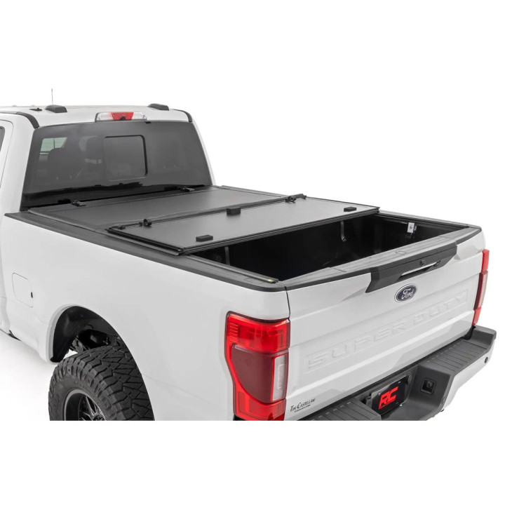Lid Tonneau Bed Cover, Rough Country Tri-Fold, Chevrolet Colorado / GMC Canyon Bed Length 6.10 Feet 2014 - 2108 - EDK.ro