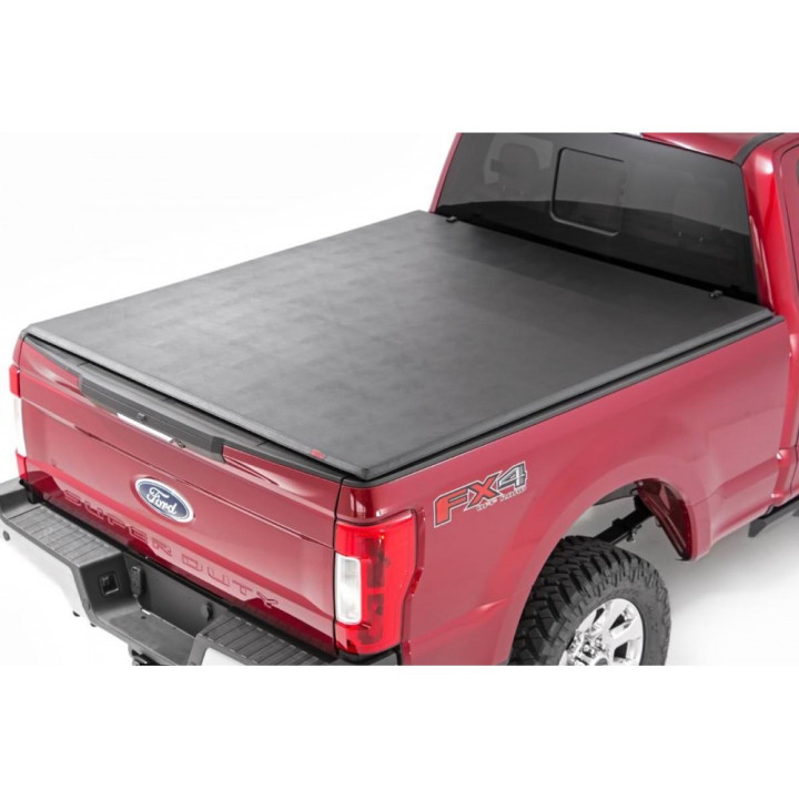 Soft Top Tonneau Bed Cover, Rough Country Tri-Fold, Chevrolet Colorado / GMC Canyon Bed Length 6.10 Feet 2014 - 2046 - EDK.ro