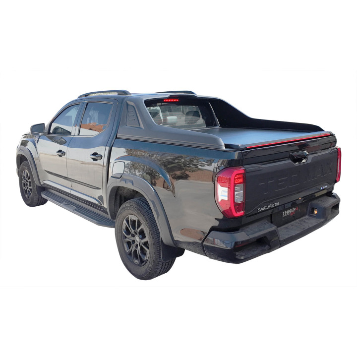 Spring Assisted Roll Top Tonneau Bed Cover, Tessera 4x4 Roll+, Maxus T90 EV with OEM Rollbar 2021 - Present - EDK.ro