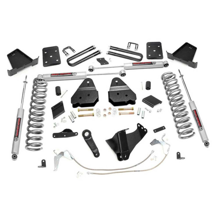 Suspension Lift Kit, Rough Country Lift 6 Inch, Ford F-250 2011 - 2016 - EDK.ro
