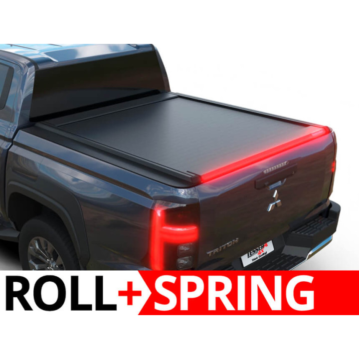 Spring Assisted Roll Top Tonneau Bed Cover, Tessera 4x4 Roll+, Mitsubishi L200 Double Cab 2024 - Present - EDK.ro