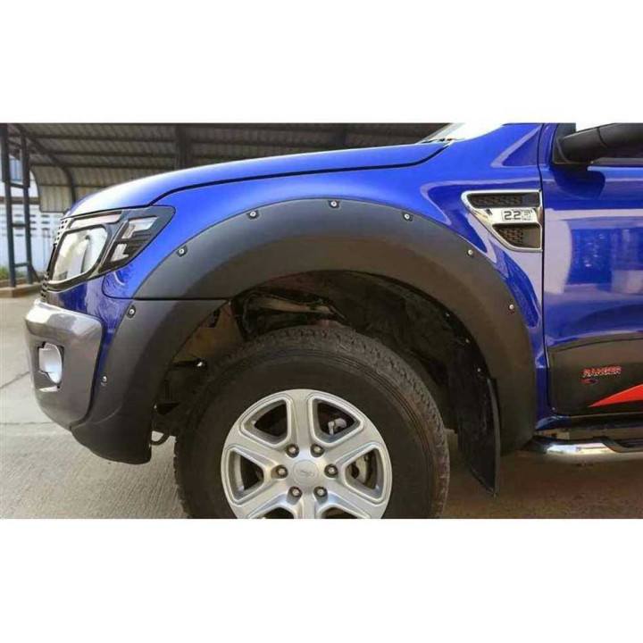 Front and Rear Fender Flares, Husky Liners Pocket Style, Ford Ranger 2011 - 2018 - EDK.ro