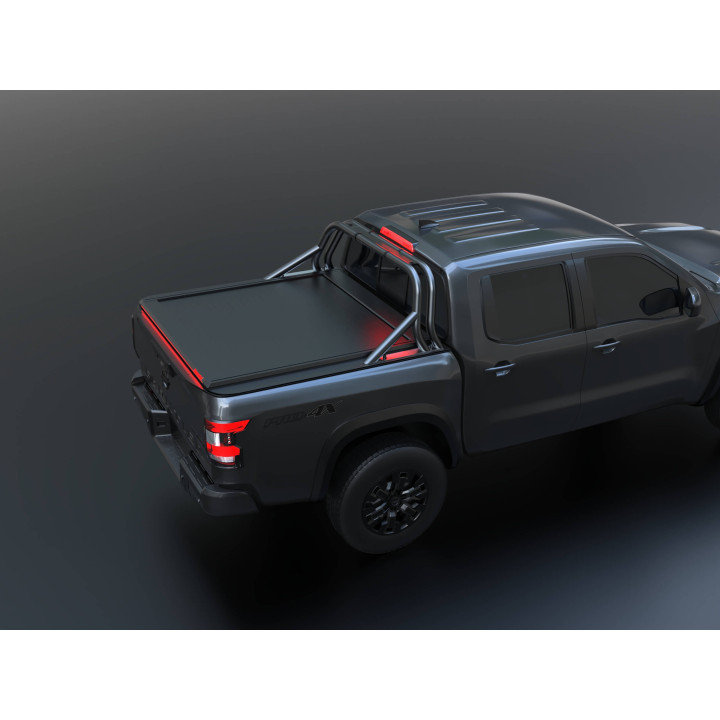Spring Assisted Roll Top Tonneau Bed Cover, Tessera 4x4 Roll+, Nissan Frontier Bed Length 6.1 Feet 2022 - Present - EDK.ro