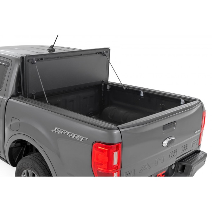 Lid Tonneau Bed Cover, Rough Country Tri-Fold, Chevrolet Colorado / GMC Canyon Bed Length 5.0 Feet 2014 - 2069 - EDK.ro