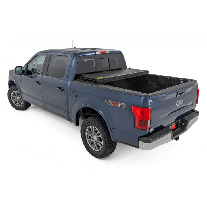 Lid Tonneau Bed Cover, Rough Country Tri-Fold, Chevrolet Colorado / GMC Canyon Bed Length 5.0 Feet 2014 - 2093 - EDK.ro