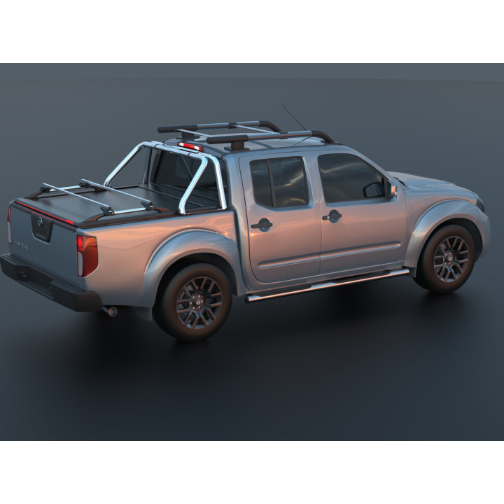 Spring Assisted Roll Top Tonneau Bed Cover, Tessera 4x4 Roll+, Nissan Navara Double Cab Bed Length 5.1 Feet 2004 - 2015 - EDK.ro
