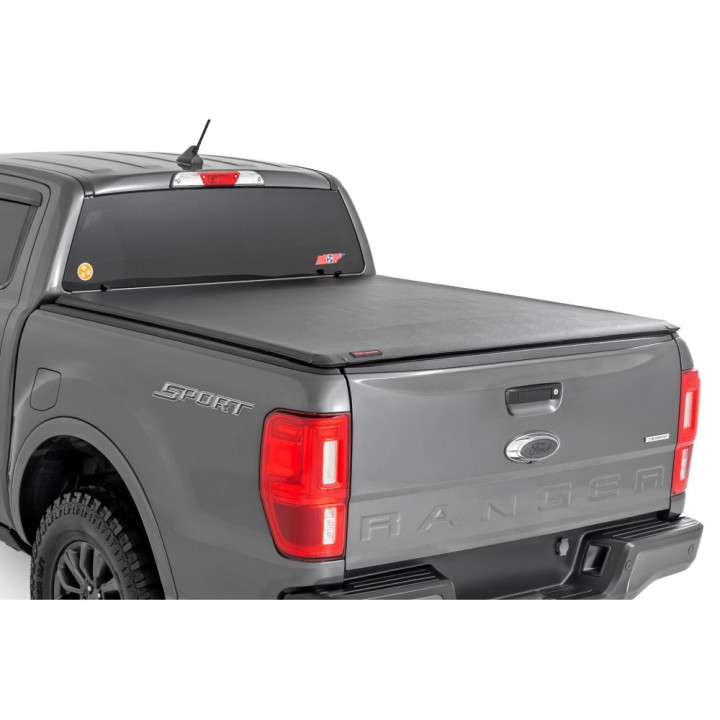 Închidere de Benă Tip Prelată, Rough Country Roll, Ford Ranger Lungime Benă 5.0 Feet 2014 - Prezent - EDK.ro