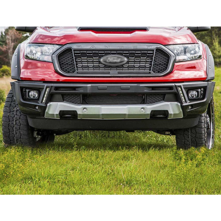 Off-Road Bullbar, Air Design Bumper Guard with LED Lights, Ford Ranger 2019 - 2022 - EDK.ro