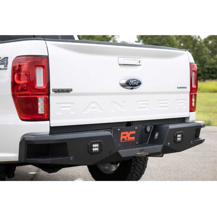 Bară de Protecție Spate, Rough Country cu Lumini LED, Ford Ranger 2019 - 2022 - EDK.ro