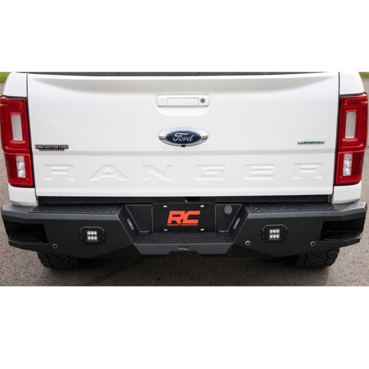 Bară de Protecție Spate, Rough Country cu Lumini LED, Ford Ranger 2019 - 2022 - EDK.ro