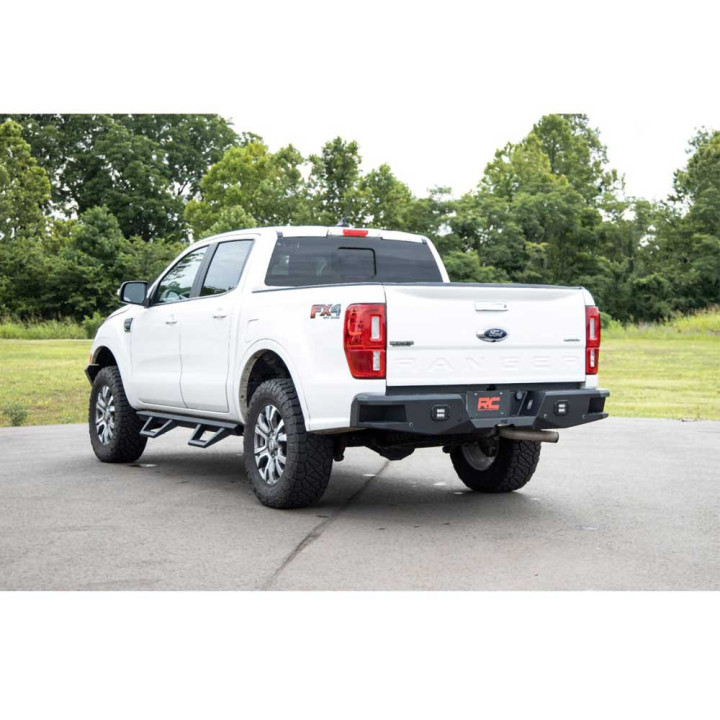 Bară de Protecție Spate, Rough Country cu Lumini LED, Ford Ranger 2019 - 2022 - EDK.ro