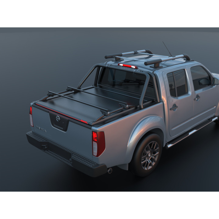 Spring Assisted Roll Top Tonneau Bed Cover, Tessera 4x4 Roll+, Nissan Navara Double Cab Bed Length 5.4 Feet 2004 - 2015 - EDK.ro