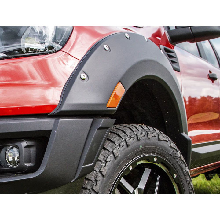 Front and Rear Fender Flares, Air Design Super Bolt, Ford Ranger 2019 - 2022 - EDK.ro