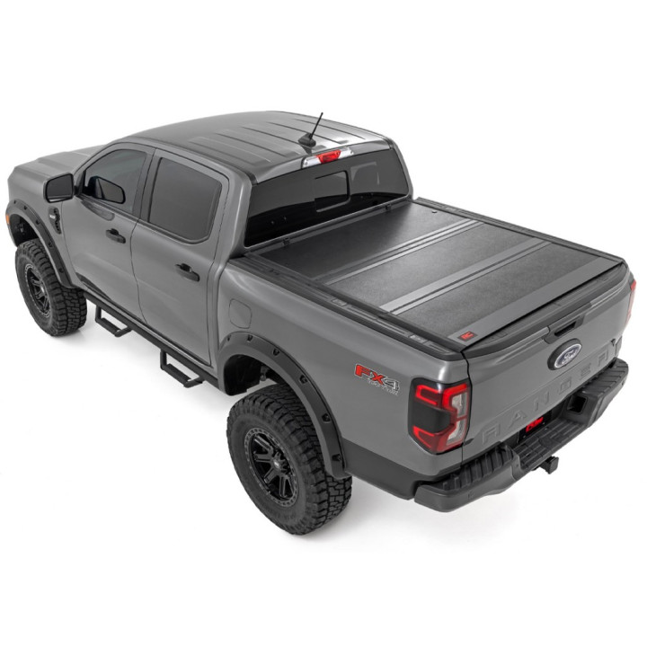 Închidere de Benă Tip Capac, Rough Country Tri-Fold, Ford Ranger Cabină Dublă 2023 - Prezent - EDK.ro