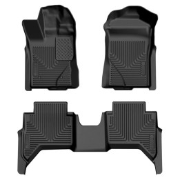 Front and Rear Floor Mats Weatherbeater, Husky Liners SuperCrew Cab, Ford Ranger 2023 - Present - EDK.ro