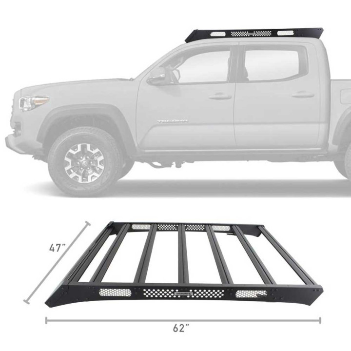 Roof Rack Low Profile, Go Rhino Ceros, Ford Ranger 2023 - Present - EDK.ro