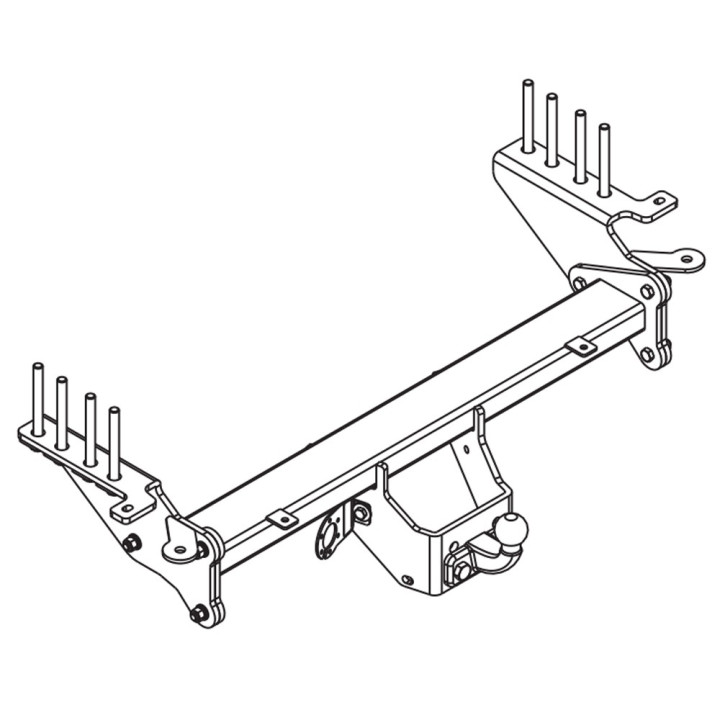 Hitch, Auto-Hak, Ford Ranger 2023 - Present, Volkswagen Amarok 2022 - Present - EDK.ro