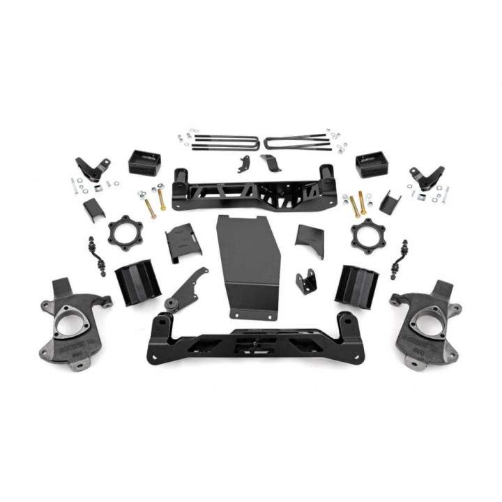 Lift Kit, Rough Country Lift 5 Inch, GMC Sierra 1500 2014 - 2018 - EDK.ro