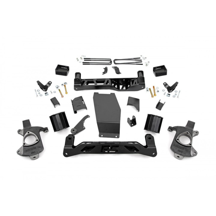 Lift Kit, Rough Country Lift 5 Inch, GMC Sierra 1500 2014 - 2018 - EDK.ro