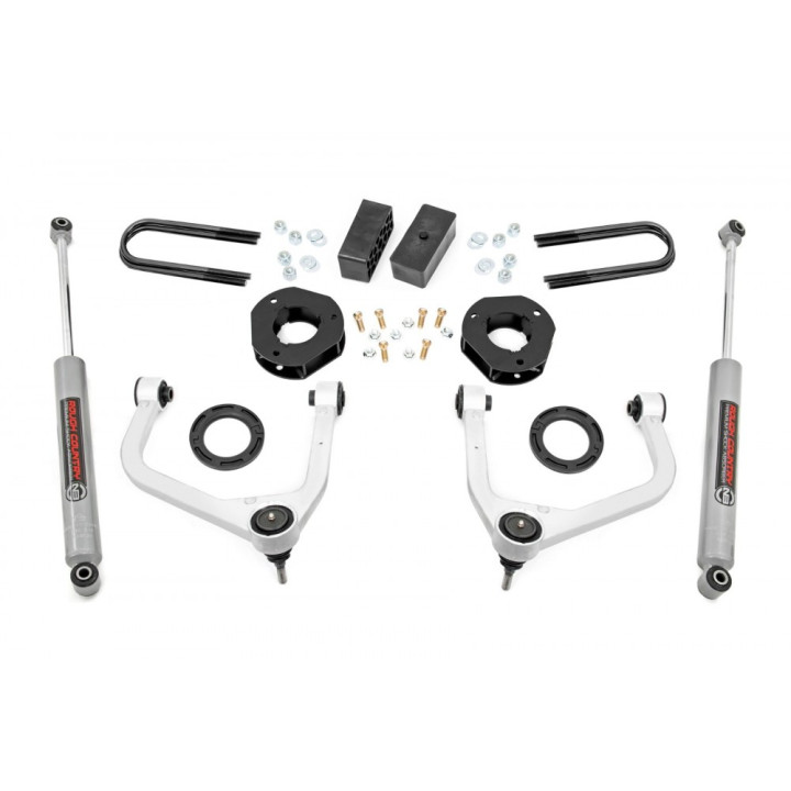 Kit de Ridicare, Rough Country Lift 3.5 Inch, GMC Sierra 1500 2019 - 2024 - EDK.ro