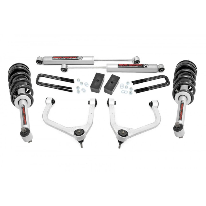 Kit de Ridicare, Rough Country N3 Lift 3.5 Inch, GMC Sierra 1500 2019 - 2024 - EDK.ro