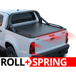 Spring Assisted Roll Top Tonneau Bed Cover, Tessera 4x4 Roll+, Toyota Hilux Double Cab 2005 - 2016 - EDK.ro