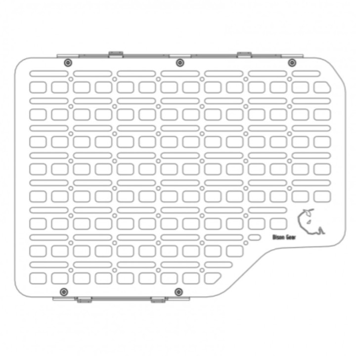 Large Door MOLLE Panel, Bison Gear, Ineos Grenadier 2023 - Present - EDK.ro