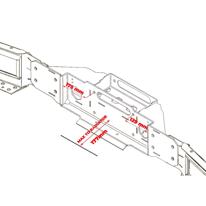 Hidden Winch Plate, MAER, Ineos Grenadier 2023 - Present - EDK.ro