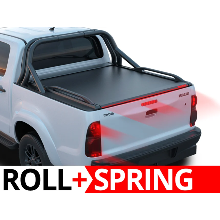 Închidere de Benă Tip Rulou Asistat, Tessera 4x4 Roll+, Toyota Hilux cu Rollbar OEM 2005 - 2016 - EDK.ro