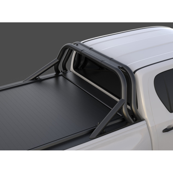 Spring Assisted Roll Top Tonneau Bed Cover, Tessera 4x4 Roll+, Toyota Hilux Double Cab 2016 - 2026 - EDK.ro