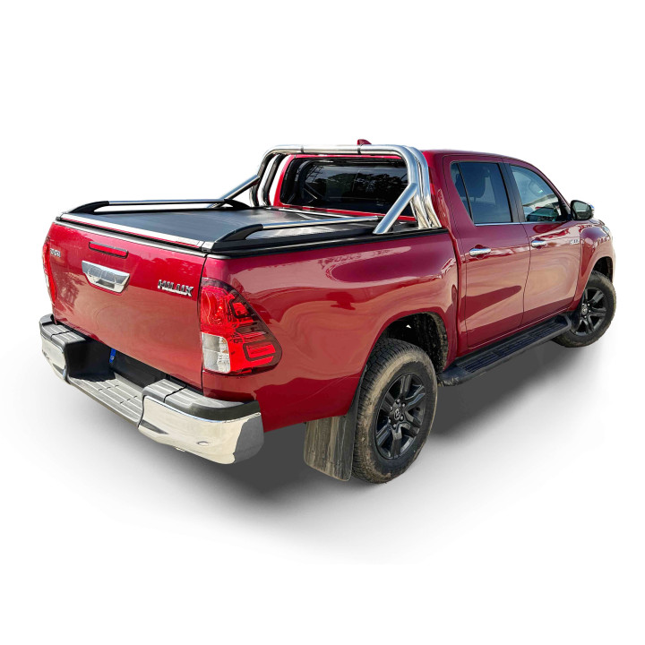 Închidere de Benă Tip Rulou Asistat, Tessera 4x4 Roll+, Toyota Hilux Cabină Dublă 2016 - 2026 - EDK.ro