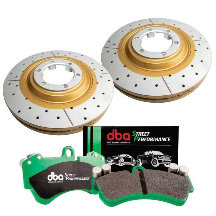 Set Frână Față, DBA X-Gold Street Performance, Isuzu D-Max 2011 - 2019 - EDK.ro