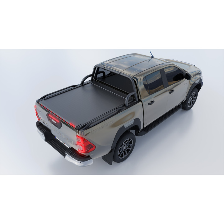 Închidere de Benă Tip Rulou Asistat, Tessera 4x4 Roll+, Toyota Hilux Cabină Dublă 2016 - 2026 - EDK.ro