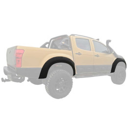 Fender Flares, OFD Bad Boy, Isuzu D-Max 2011 - 2019 - EDK.ro
