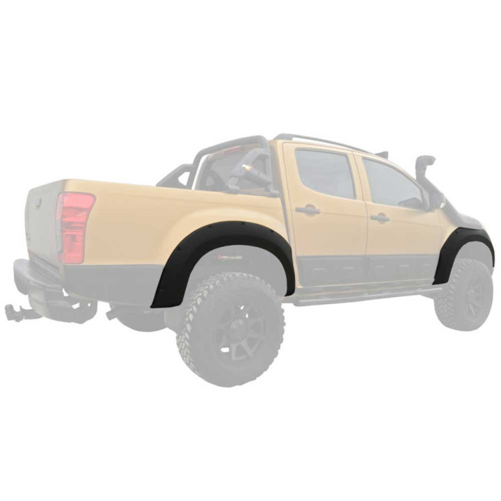 Fender Flares, OFD Bad Boy, Isuzu D-Max 2011 - 2019 - EDK.ro