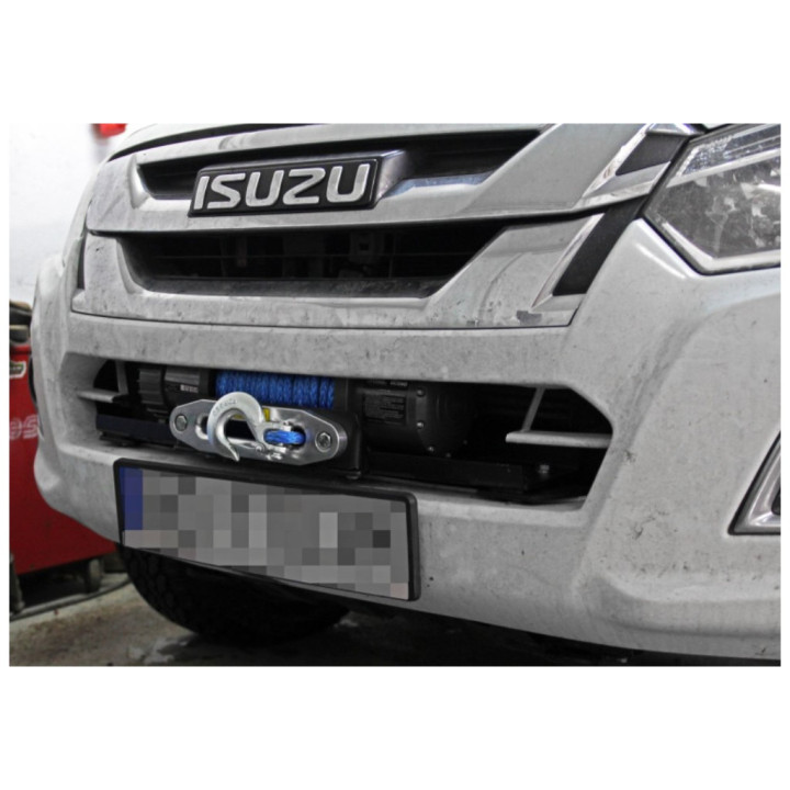 Placă de Montare Ascunsă pentru Troliu, MorE 4x4, Isuzu D-Max 2017 - 2019 - EDK.ro