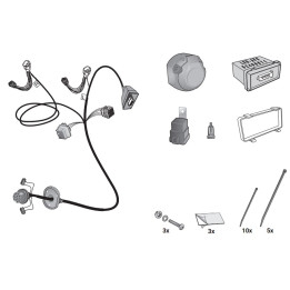 Hitch Receiver Wiring Harness 13 PIN, Hak-System, Isuzu D-Max 2020 - Present - EDK.ro