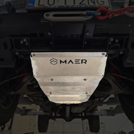 Aluminium Engine and Gearbox Skid Plate, MAER, Isuzu D-Max 2020 - Present - EDK.ro