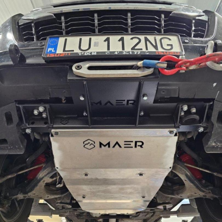 Hidden Winch Plate, MAER, Isuzu D-Max 2020 - Present - EDK.ro