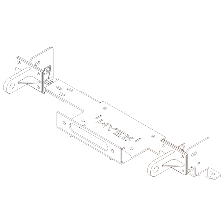 Hidden Winch Plate, MAER, Isuzu D-Max 2020 - Present - EDK.ro